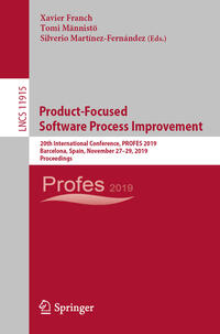 Vorderes Coverbild Product-Focused Software Process Improvement
