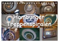 Vorderes Coverbild Hamburger Treppenspiralen (Tischkalender 2026 DIN A5 quer), CALVENDO Monatskalender