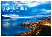 Vorderes Coverbild GENFER SEE Das Schweizer Ufer (Wandkalender 2026 DIN A4 quer), CALVENDO Monatskalender