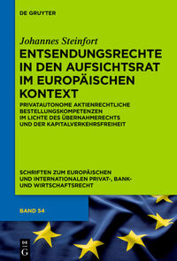 Vorderes Coverbild Entsendungsrechte in den Aufsichtsrat im europäischen Kontext