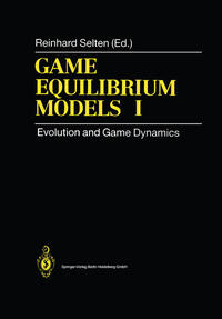 Vorderes Coverbild Game Equilibrium Models I