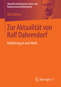 Vorderes Coverbild Zur Aktualität von Ralf Dahrendorf