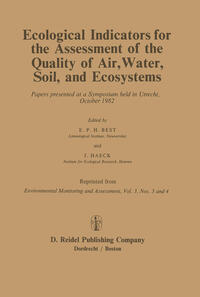 Vorderes Coverbild Ecological Indicators for the Assessment of the Quality of Air, Water, Soil, and Ecosystems