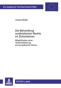 Vorderes Coverbild Die Behandlung ausländischen Rechts im Zivilverfahren