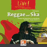 Vorderes Coverbild Live! Reggae und Ska. Audio-CD