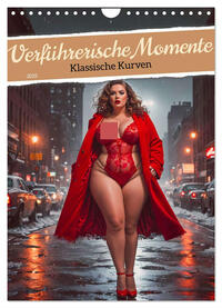 Vorderes Coverbild Verführerische Momente - Klassische Kurven (Wandkalender 2025 DIN A4 hoch), CALVENDO Monatskalender