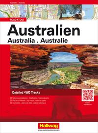 Vorderes Coverbild Hallwag Strassenatlas Australien