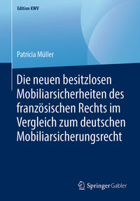 Vorderes Coverbild Die neuen besitzlosen Mobiliarsicherheiten des französischen Rechts im Vergleich zum deutschen Mobiliarsicherungsrecht