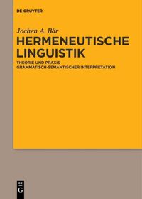 Vorderes Coverbild Hermeneutische Linguistik