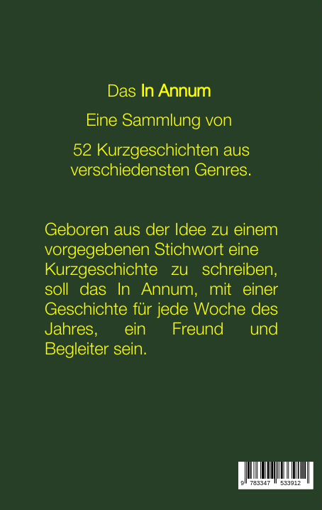 Rückseitencover In Annum