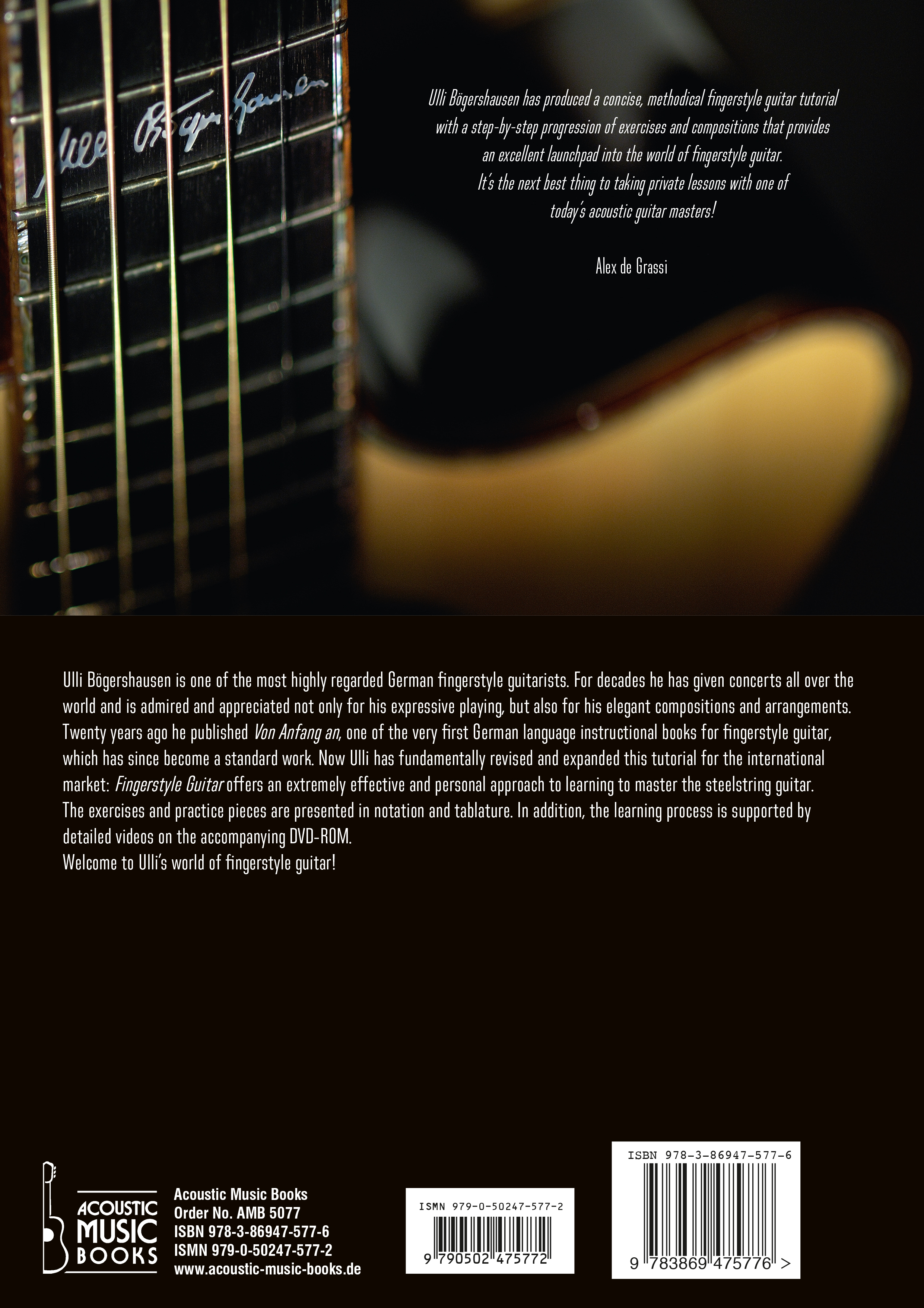 Rückseitencover Fingerstyle Guitar
