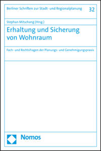 Vorderes Coverbild Erhaltung und Sicherung von Wohnraum