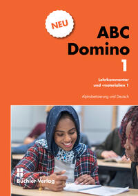 Vorderes Coverbild ABC Domino 1 NEU ? Lehrkommentar und -materialien 1
