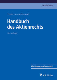 Vorderes Coverbild Handbuch des Aktienrechts