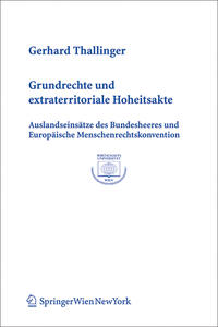 Vorderes Coverbild Grundrechte und extraterritoriale Hoheitsakte