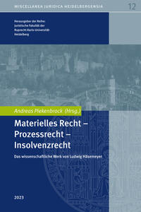 Vorderes Coverbild UNI 12 - Materielles Recht - Prozessrecht - Insolvenzrecht