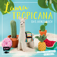 Vorderes Coverbild Lama Tropicana – Das Häkelbuch