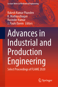 Vorderes Coverbild Advances in Industrial and Production Engineering