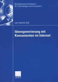 Vorderes Coverbild Ideengenerierung mit Konsumenten im Internet