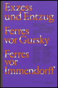 Vorderes Coverbild Exzess und Entzug