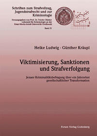 Vorderes Coverbild Viktimisierung, Sanktionen und Strafverfolgung