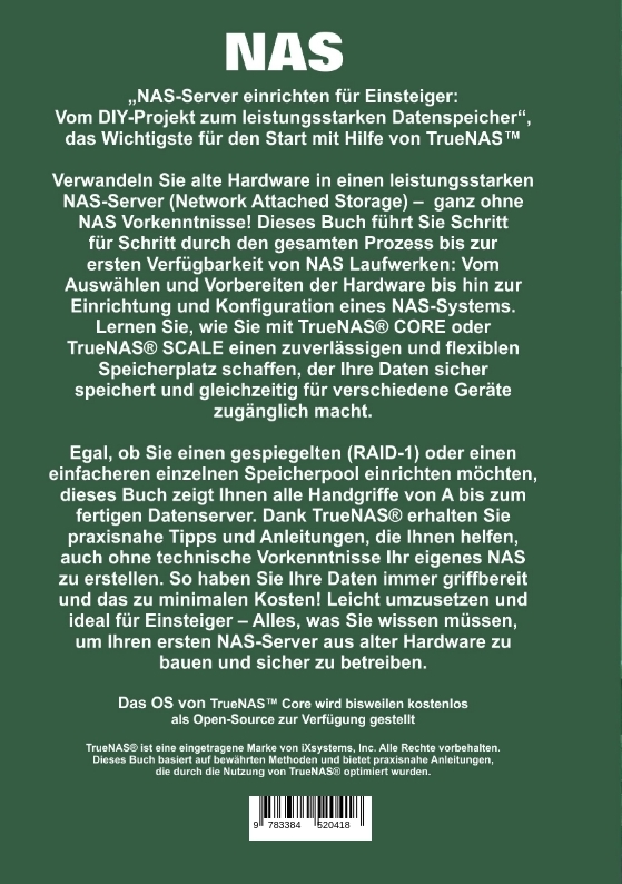 Rückseitencover NAS