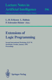 Vorderes Coverbild Extensions of Logic Programming