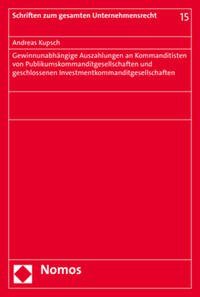 Vorderes Coverbild Gewinnunabhängige Auszahlungen an Kommanditisten von Publikumskommanditgesellschaften und geschlossenen Investmentkommanditgesellschaften