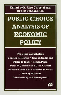 Vorderes Coverbild Public Choice Analysis of Economic Policy