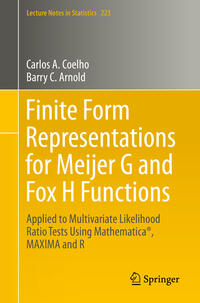 Vorderes Coverbild Finite Form Representations for Meijer G and Fox H Functions