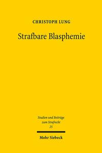 Vorderes Coverbild Strafbare Blasphemie