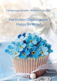 Vorderes Coverbild Geburtstagskalender Herzlichen Glückwunsch - immerwährend - (21 x 30)
