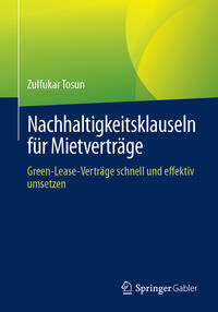 Vorderes Coverbild Nachhaltigkeitsklauseln für Mietverträge