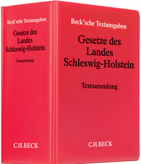 Vorderes Coverbild Gesetze des Landes Schleswig-Holstein