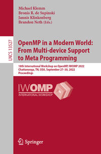 Vorderes Coverbild OpenMP in a Modern World: From Multi-device Support to Meta Programming