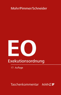 Vorderes Coverbild Exekutionsordnung - EO