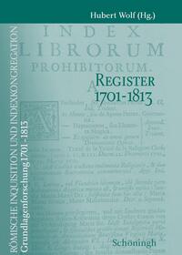 Vorderes Coverbild Register 1701-1813