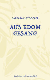 Vorderes Coverbild Aus Edom Gesang