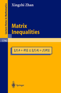 Vorderes Coverbild Matrix Inequalities
