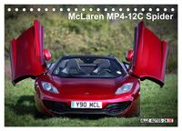 Vorderes Coverbild McLaren MP4-12C Spider (Tischkalender 2025 DIN A5 quer), CALVENDO Monatskalender