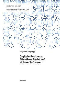 Vorderes Coverbild TRIER STUDIES ON DIGITAL LAW / Digitale Resilienz
