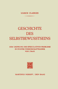 Vorderes Coverbild Geschichte des Selbstbewusstseins