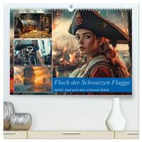 Vorderes Coverbild Fluch der Schwarzen Flagge (hochwertiger Premium Wandkalender 2026 DIN A2 quer), Kunstdruck in Hochglanz
