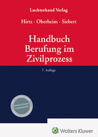 Vorderes Coverbild Handbuch Berufung im Zivilprozess