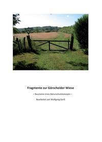 Vorderes Coverbild Fragmente zur Görscheider Wiese
