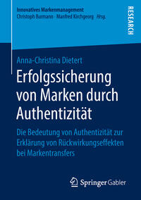 Vorderes Coverbild Erfolgssicherung von Marken durch Authentizität