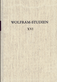 Vorderes Coverbild Wolfram-Studien XVI