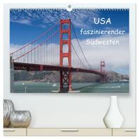 Vorderes Coverbild USA - faszinierender Südwesten / CH-Version (hochwertiger Premium Wandkalender 2025 DIN A2 quer), Kunstdruck in Hochglanz