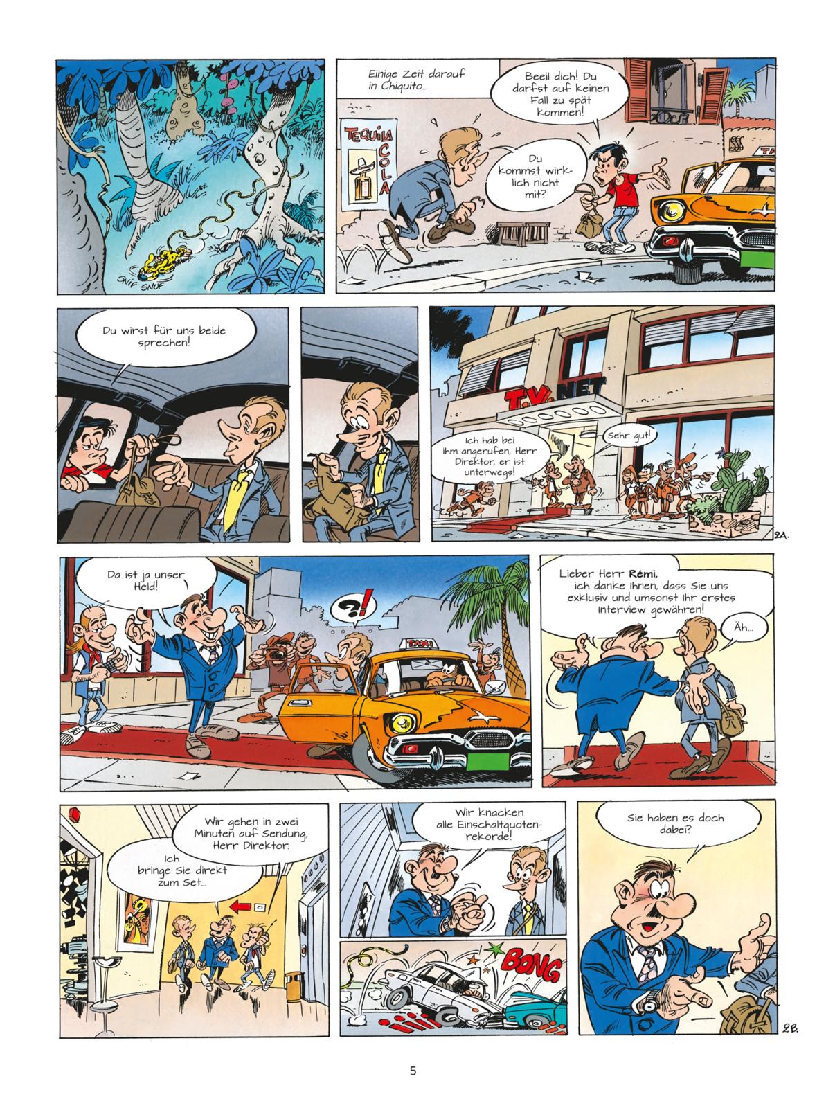 Beispielinhalt (Bild) Marsupilami 25: Rififi in Palumbien