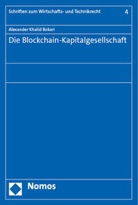Vorderes Coverbild Die Blockchain-Kapitalgesellschaft